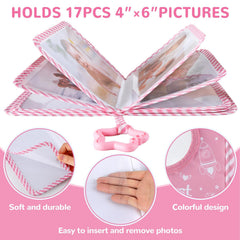 ZOIIWA Pink girl theme cover with cartoons inspires imagination and memory keeping