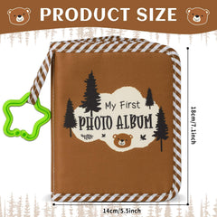 ZOIIWA soft photo cloth book interior pages for safe baby photo storage