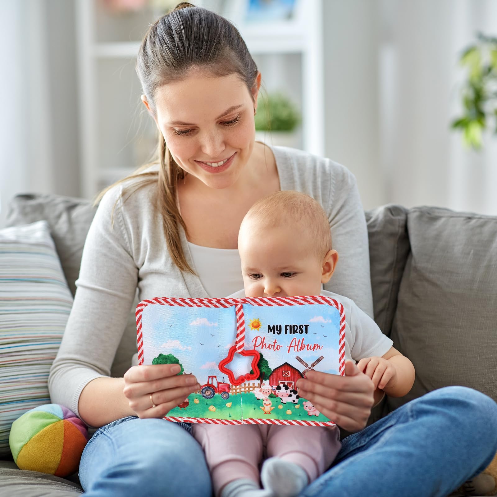 ZOIIWA vibrant farm-animal illustrations spark imagination during storytime.