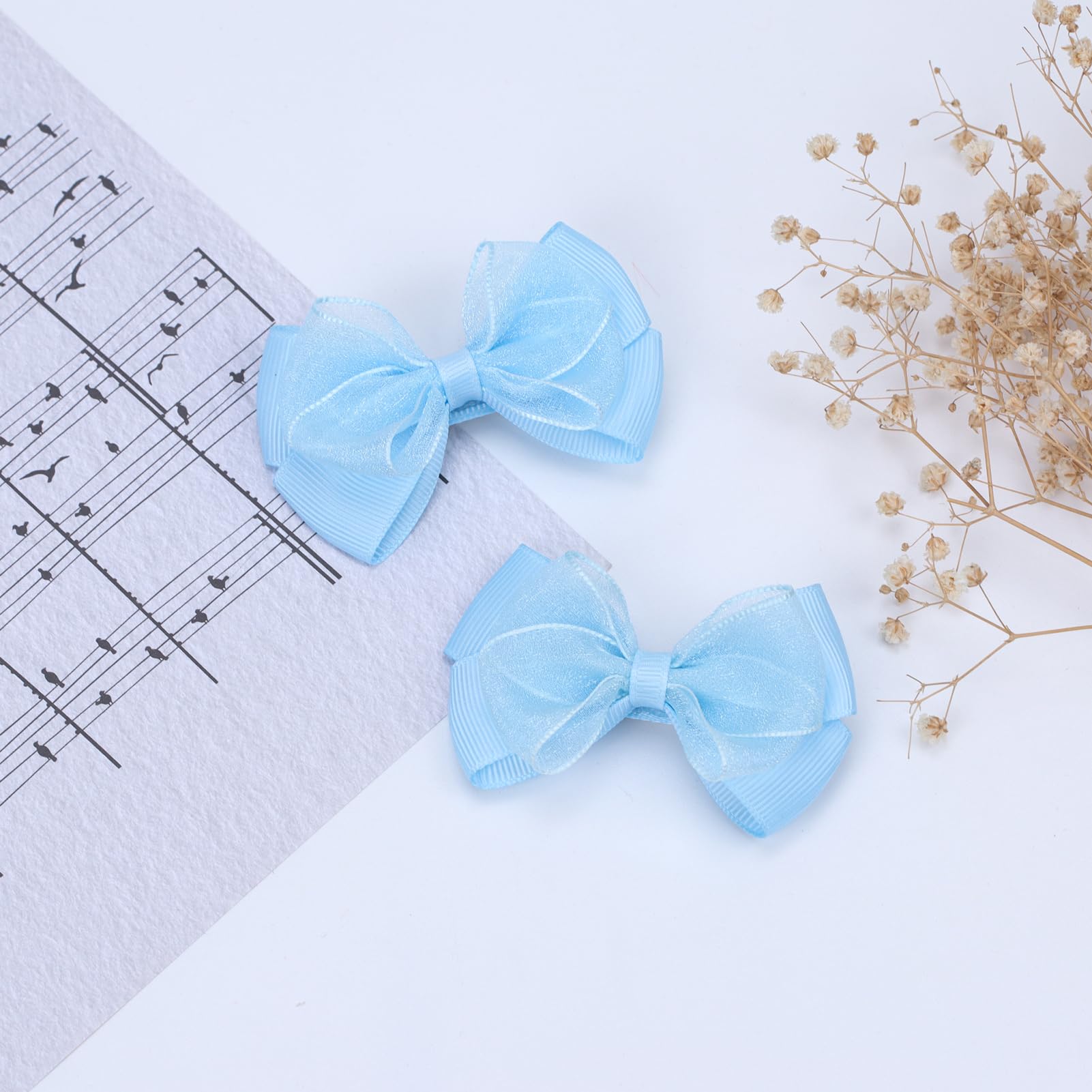Zolyco hair bow clip for ponytails, buns, and half-updos