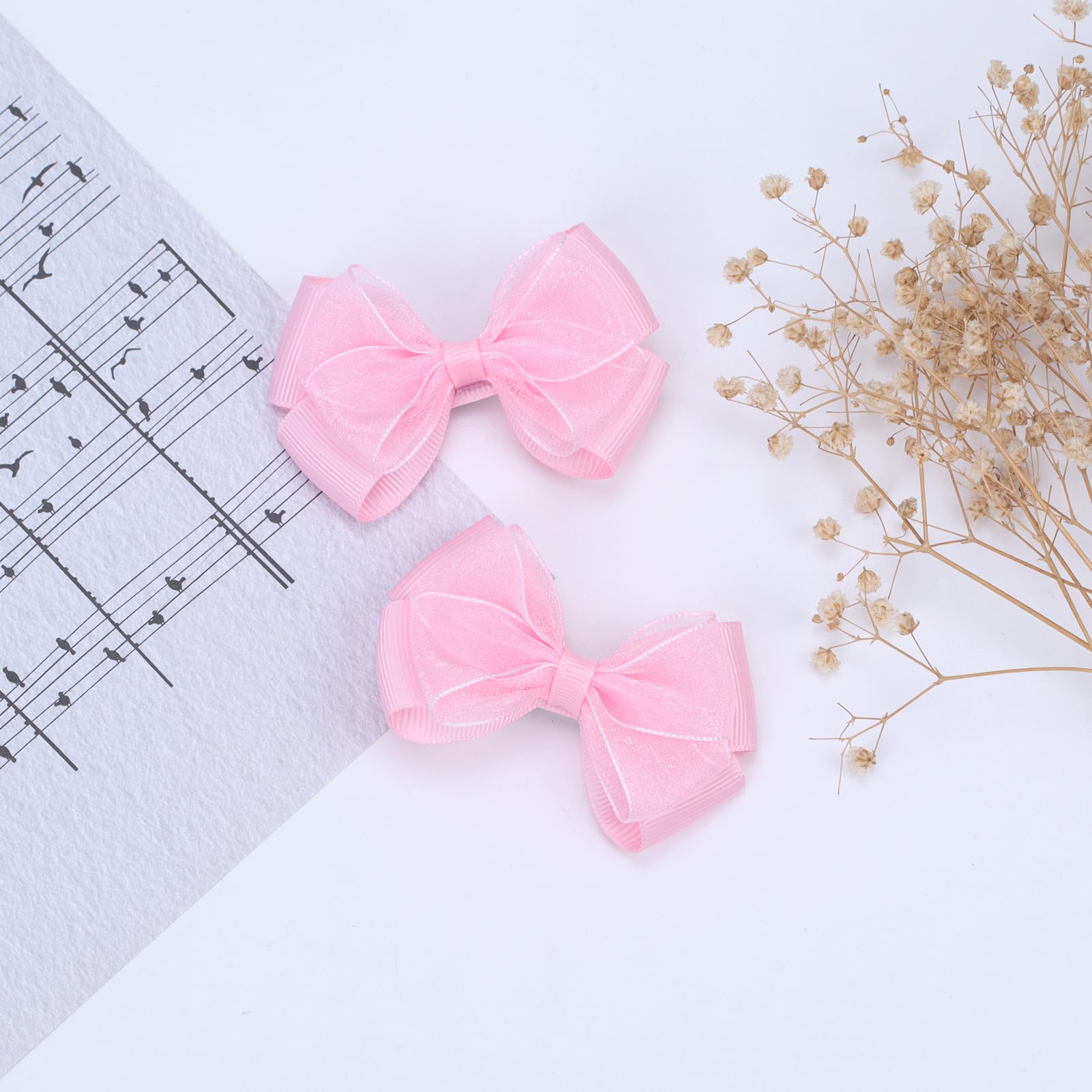 Zolyco Organza Bow for toddler hair, versatile styling option.