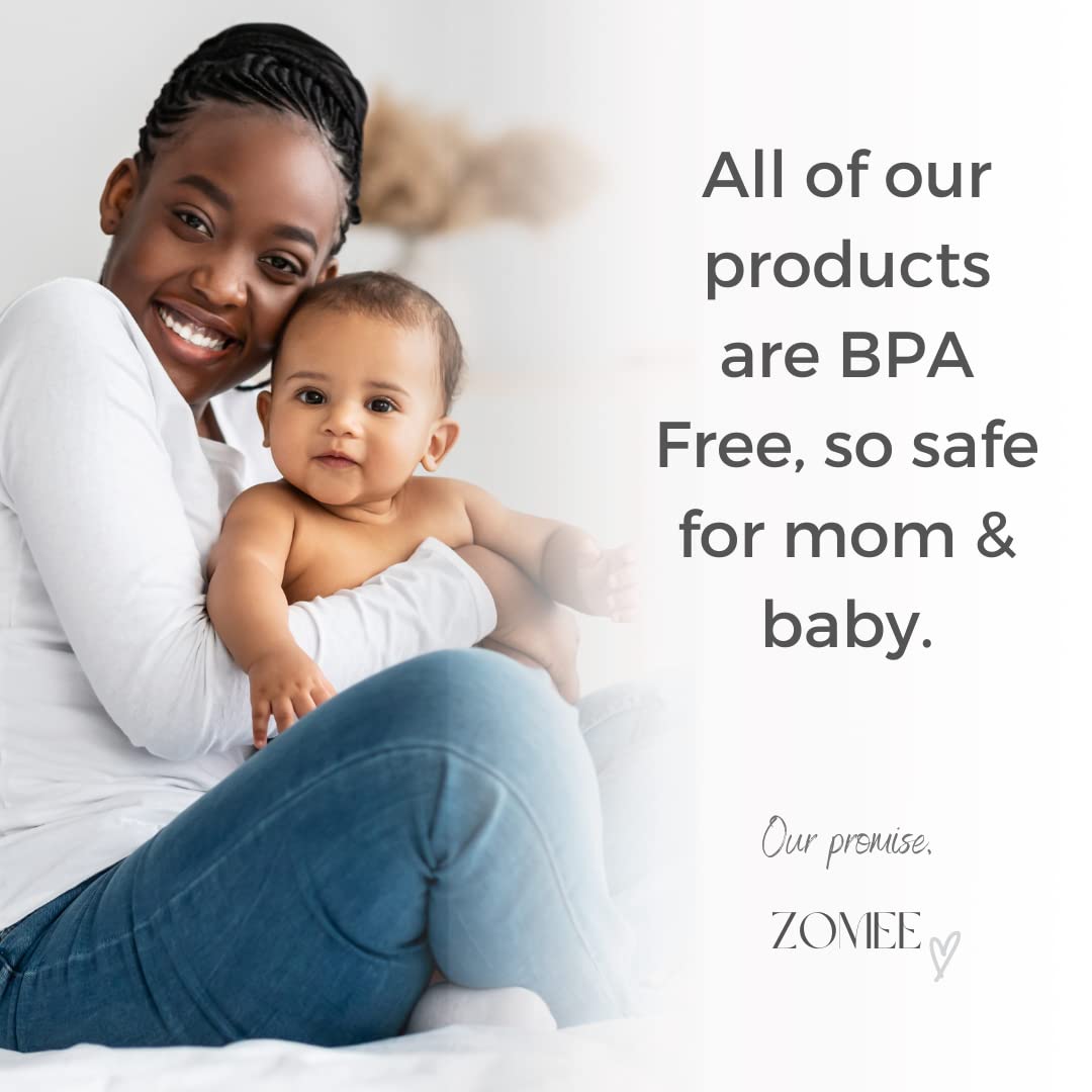 Zomee pre-sterilized, BPA-free bags offer dependable milk storage.