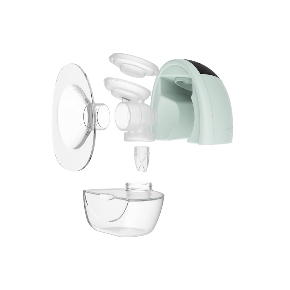 Zomee Fit LED display shows battery status for easy on-the-go pumping.