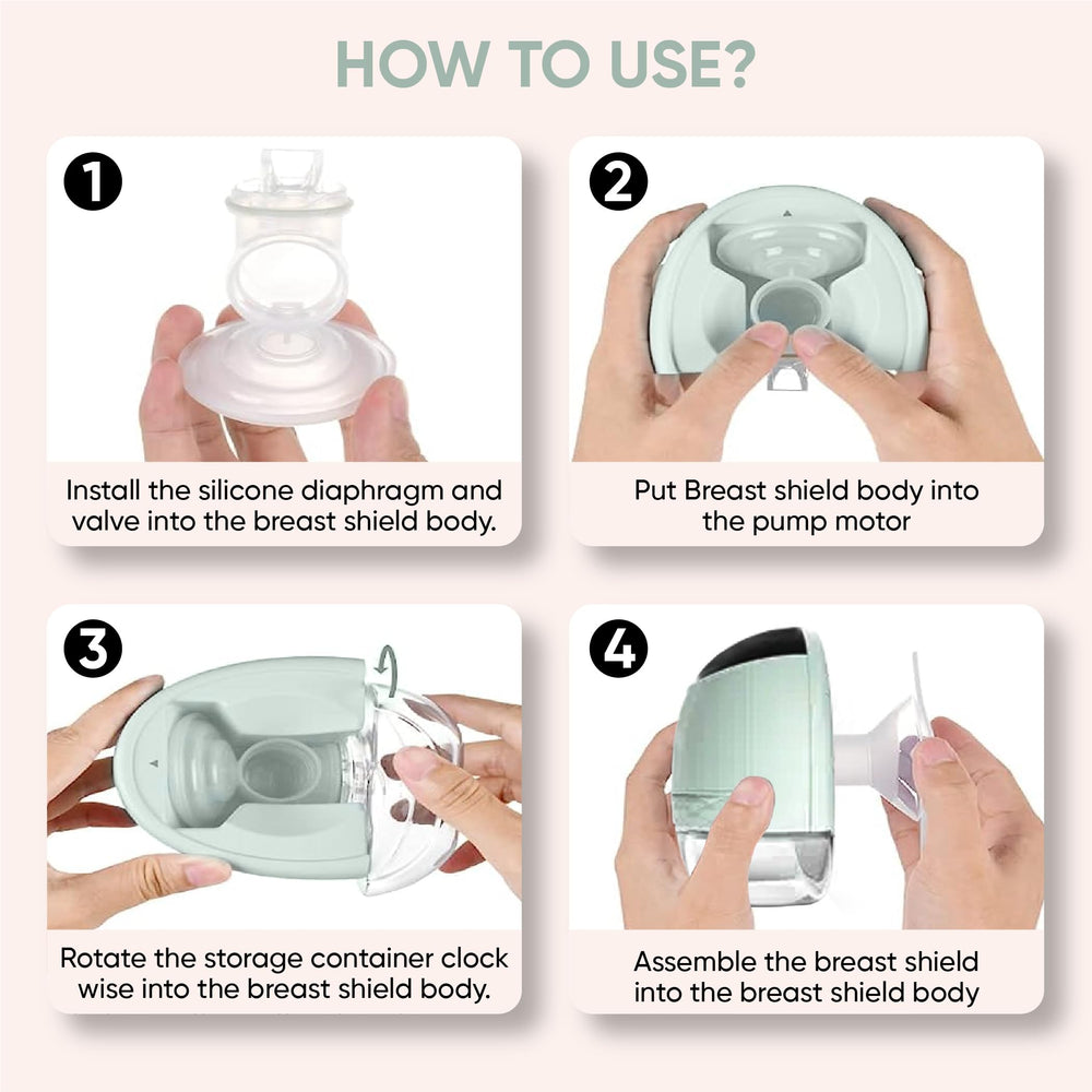 Zomee Fit soft silicone inserts for gentle pumping.