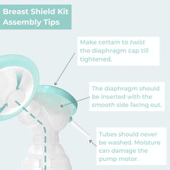Zomee Flex reduces nipple soreness with cushioned contact during long pumping.