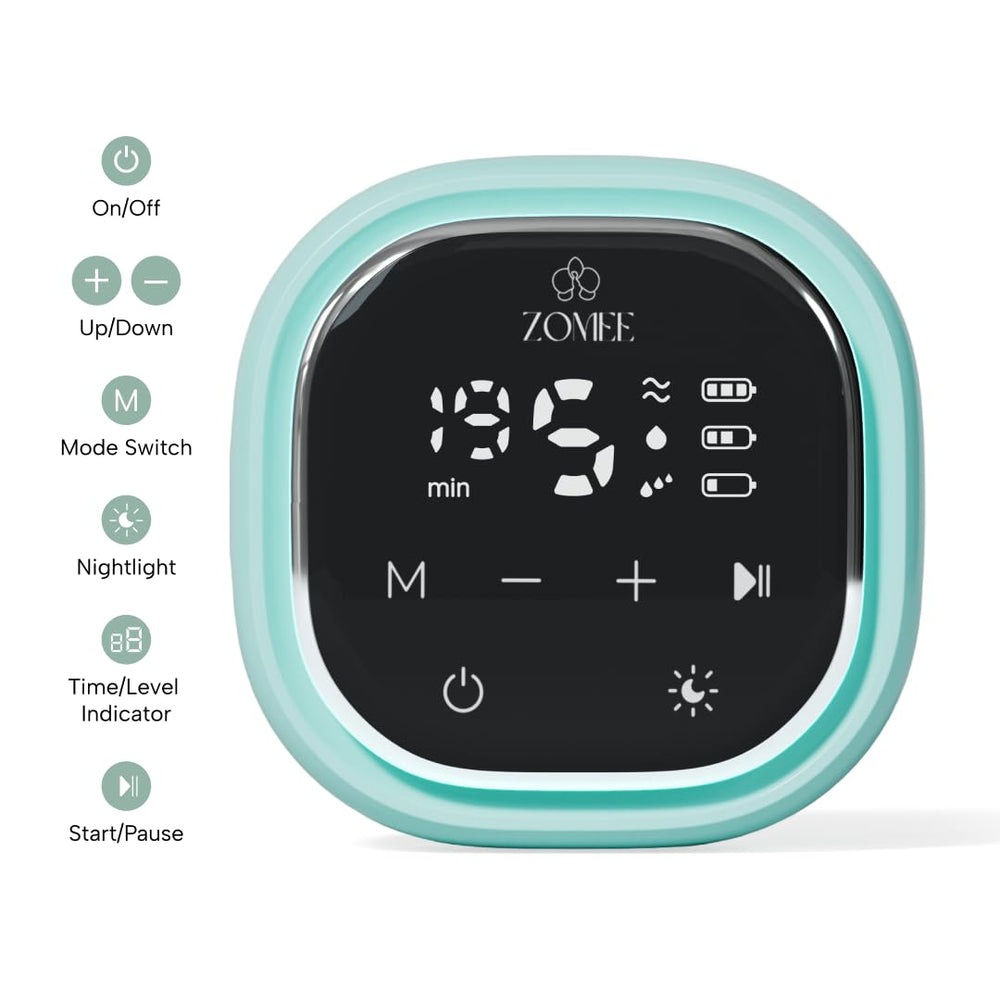 Zomee Z2 two-phase pumping styles for tailored comfort and speed.