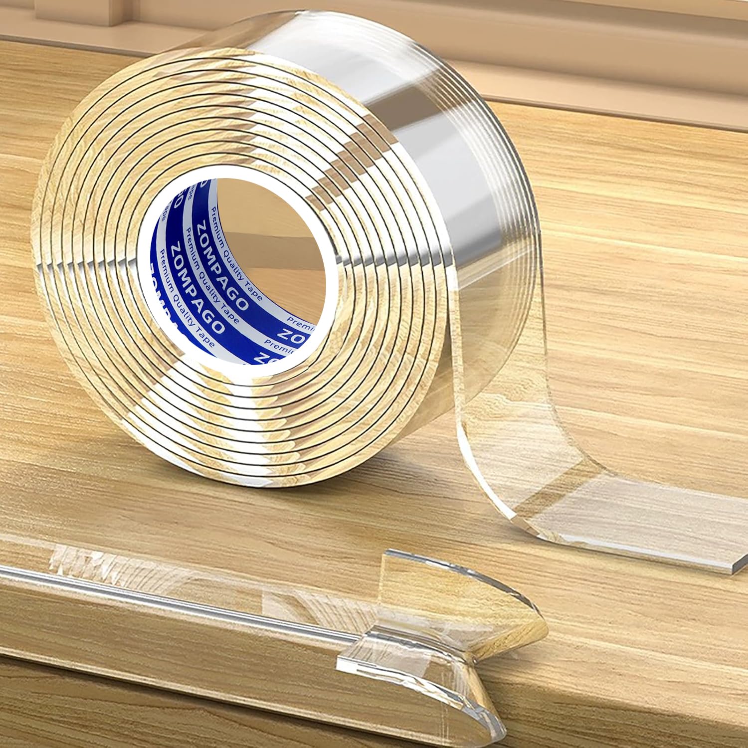 ZOMPAGO clear soft corner protector strip guards furniture edges