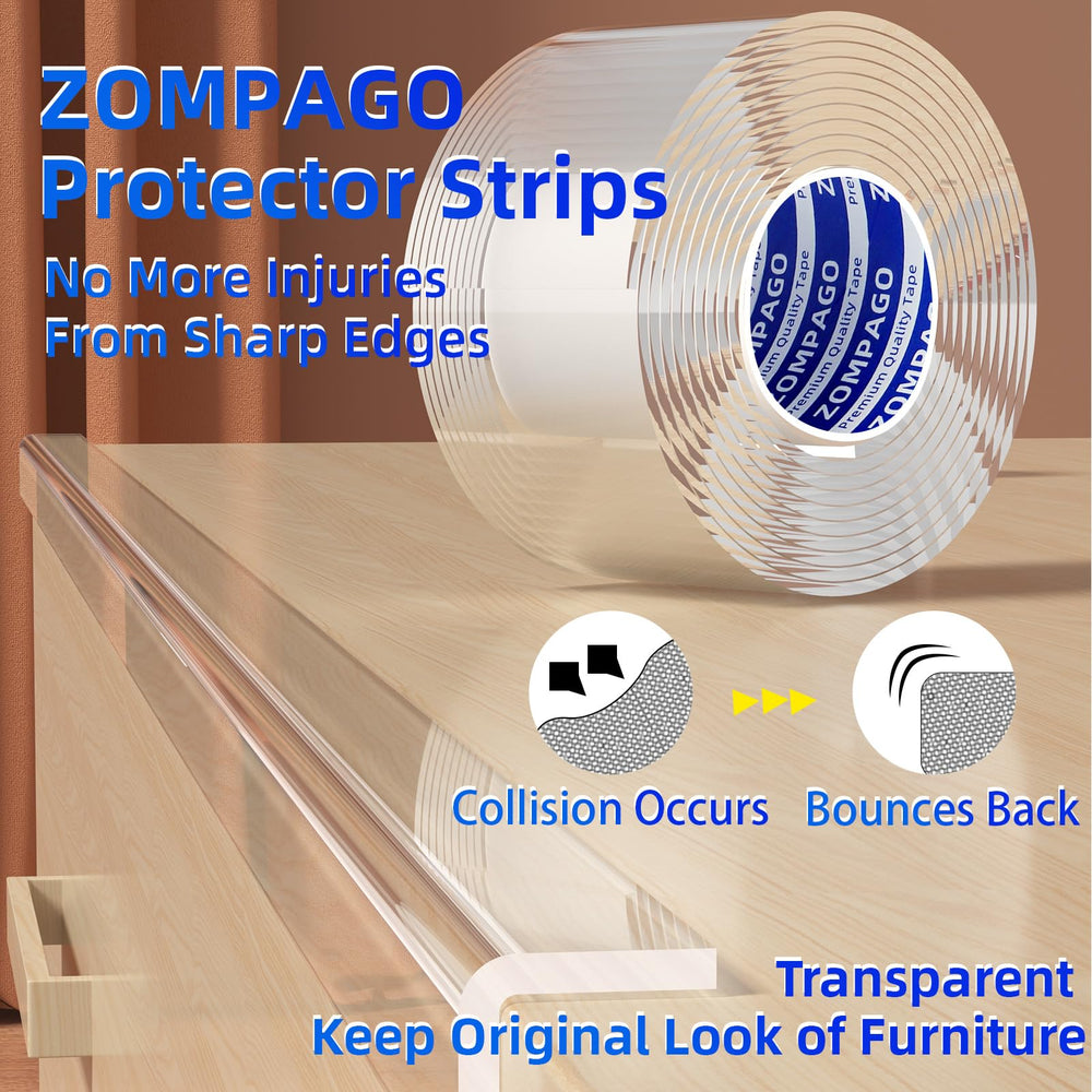 ZOMPAGO window sill protection illustrating waterproof, easy-clean surface
