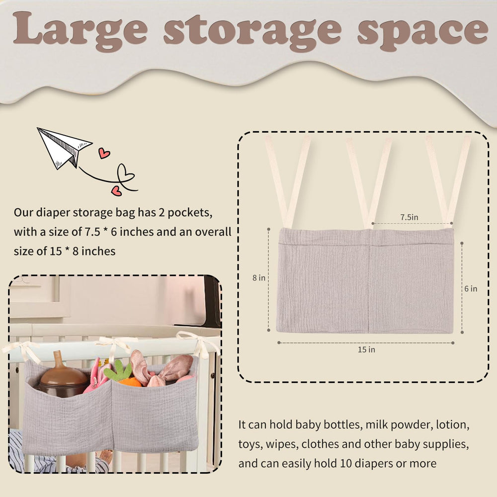 zonBroth baby bottle storage bag neatly holds bottles for night feeds