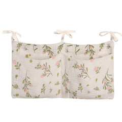 zonBroth cotton baby nappy bag organizer crib attachment for easy reach.