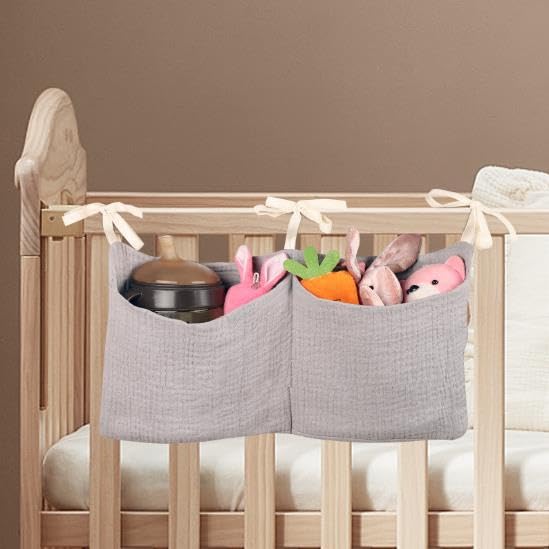 zonBroth nappy bag organizer at bedside hanging for quick access