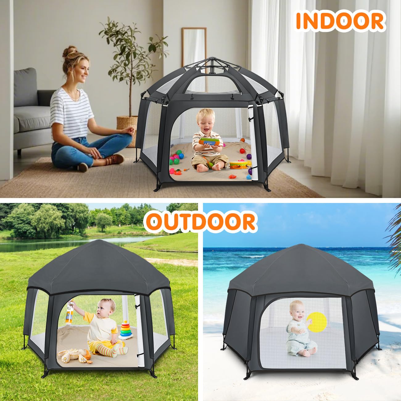 Zooawa padded legs shield surfaces and add gentle support