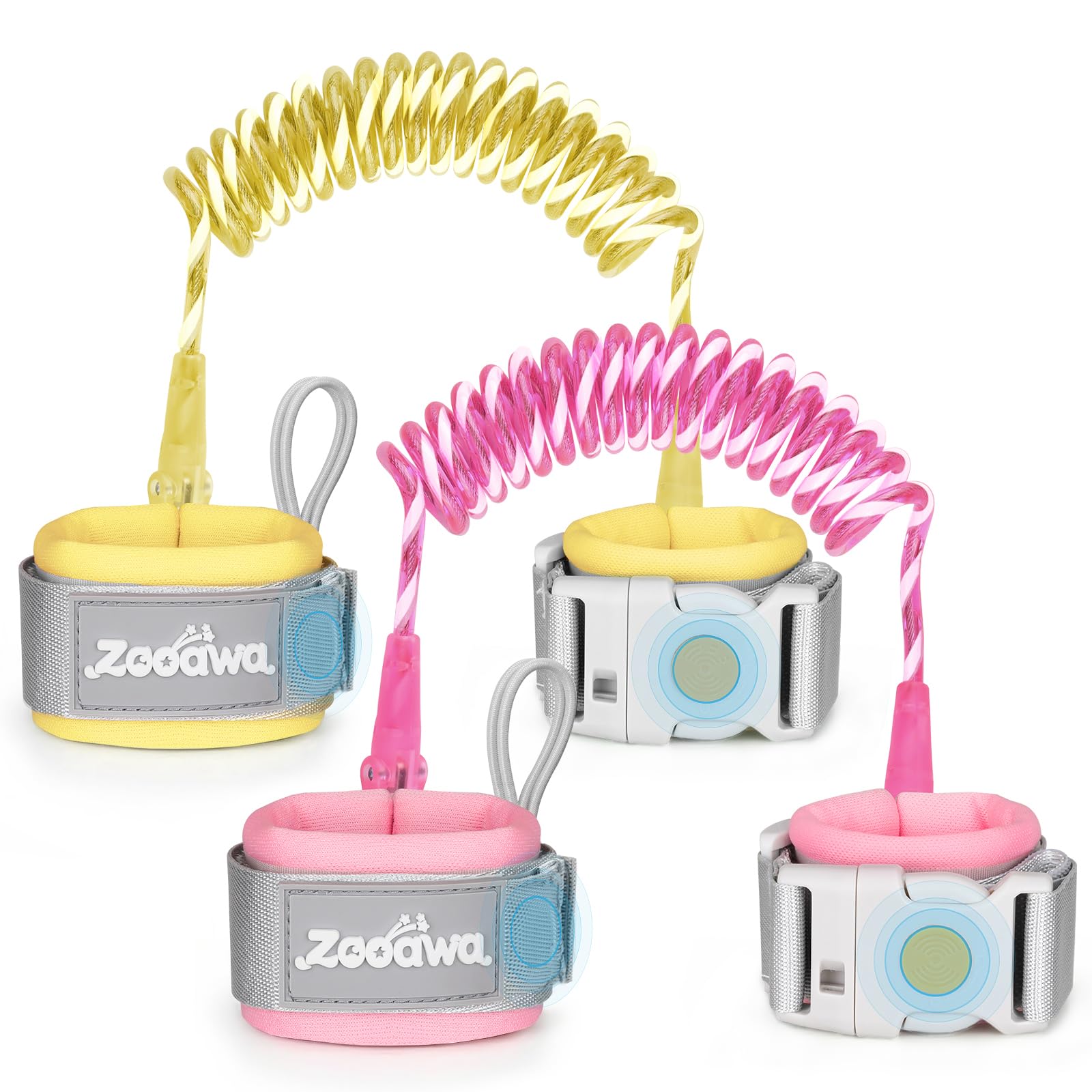 Zooawa toddler leash 2pack with magnetic lock for safer outings.