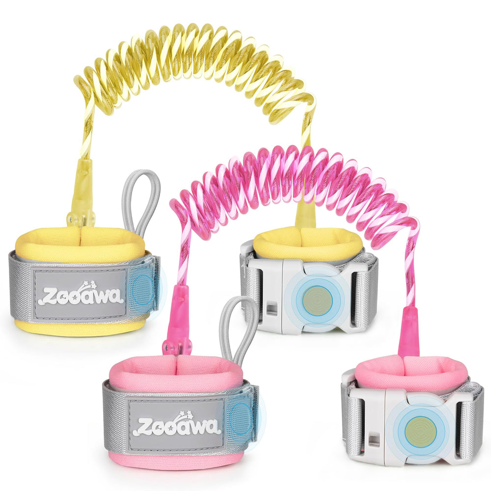Zooawa toddler leash 2pack with magnetic lock for safer outings.