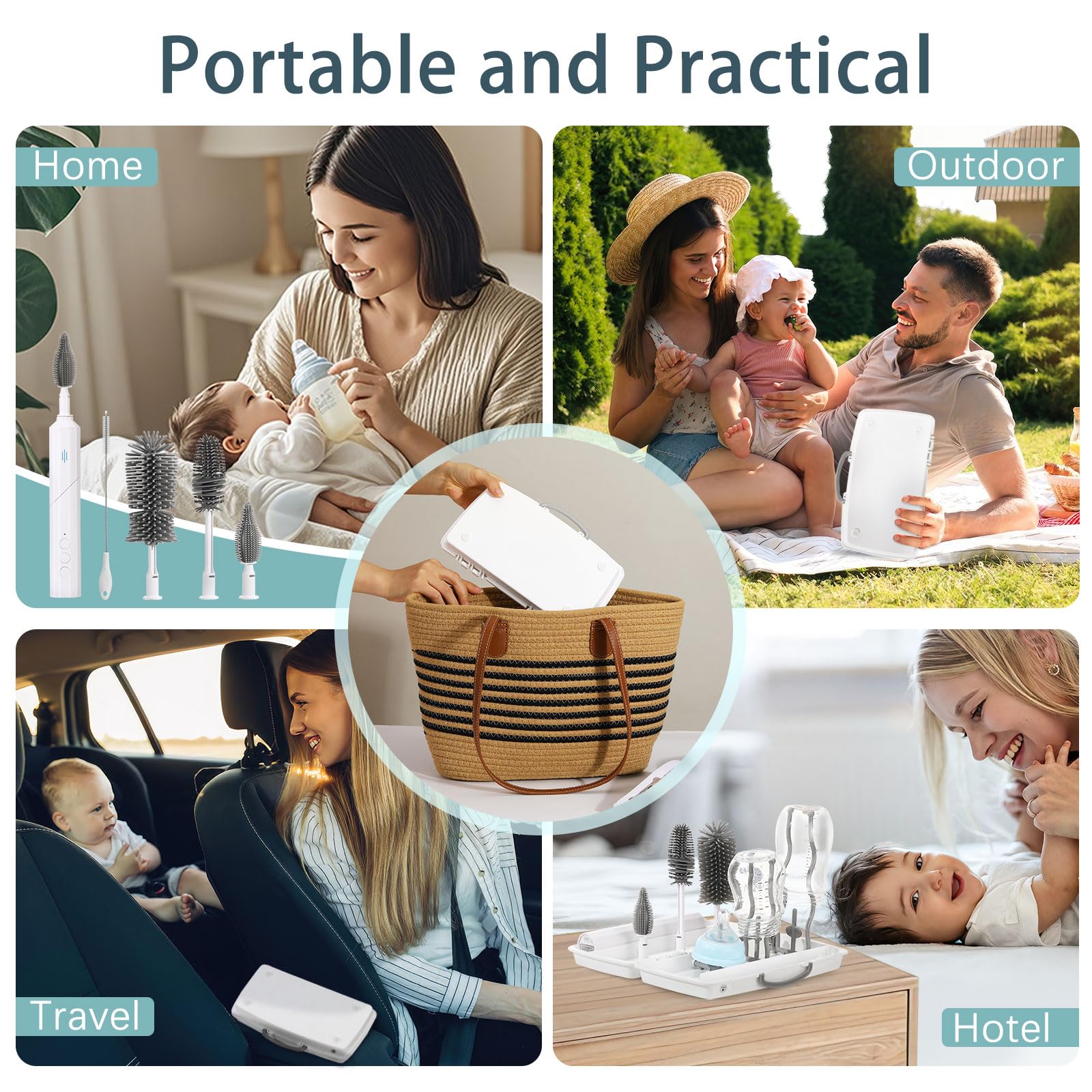 Zooawa wall mount keeps the kit tidy and within reach