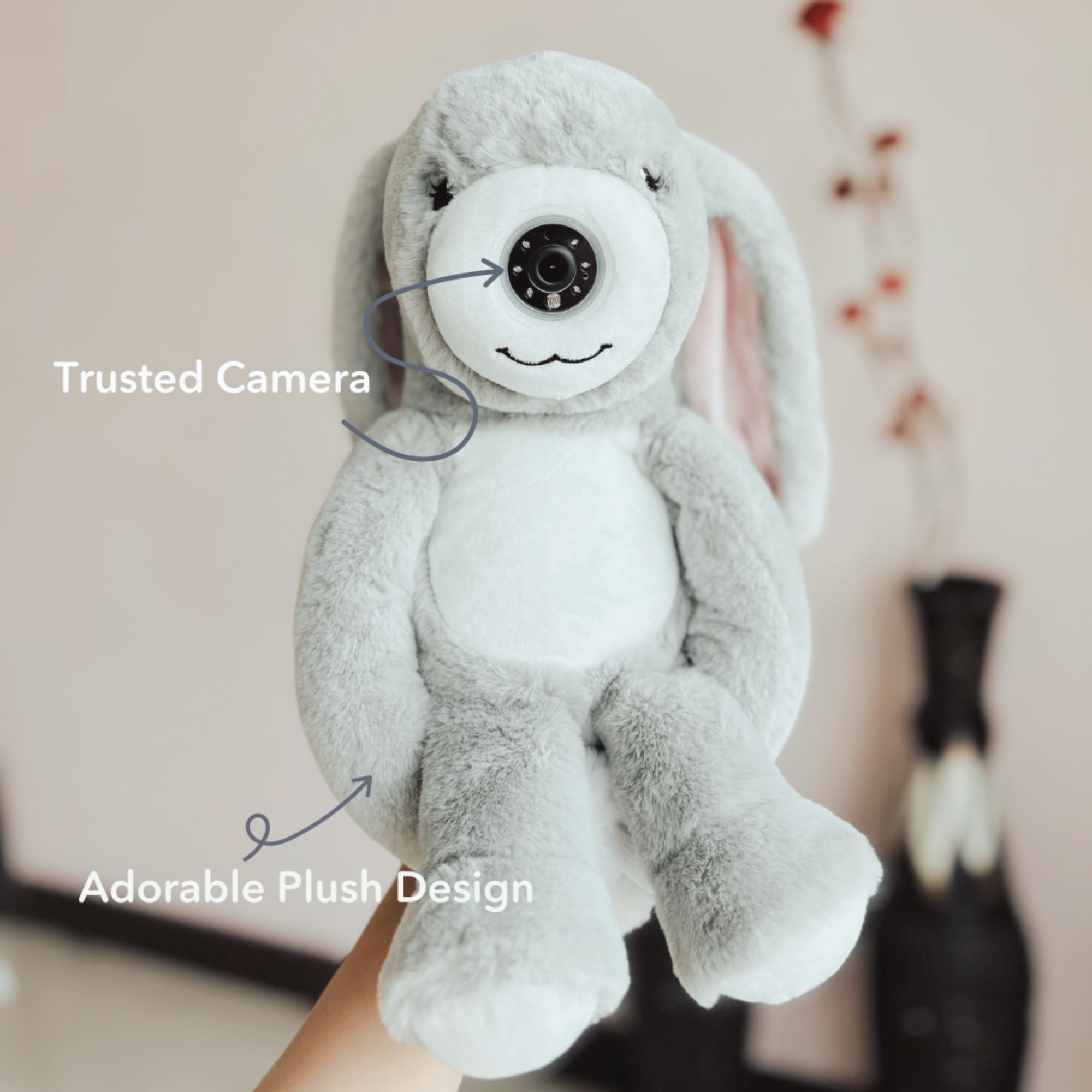 Zooby car monitor travel-ready design goes from car to nursery.