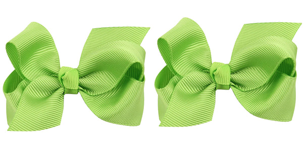 ZOONAI 3-inch baby girl bow close-up for photos and daily wear.