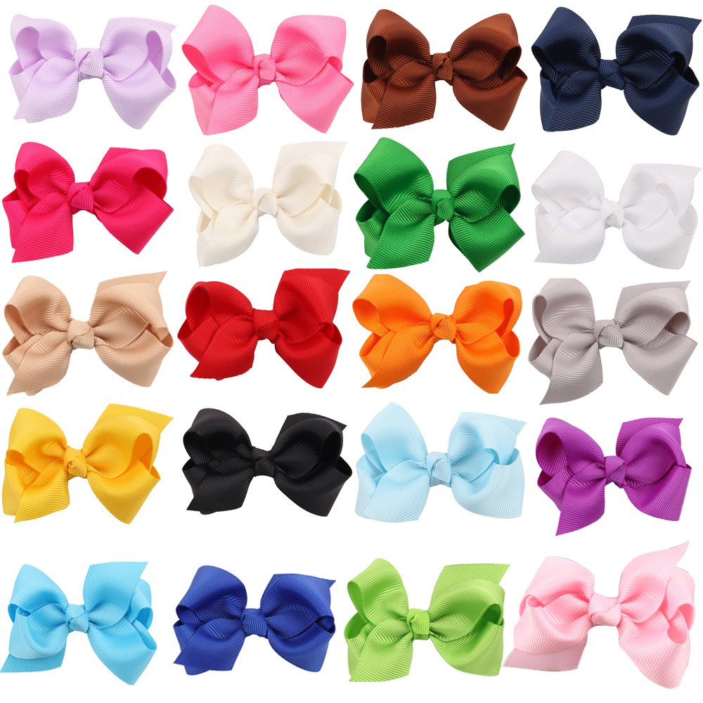 ZOONAI pink dance/christmas bow clip for festive looks