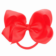 ZOONAI set of 2 red hair ties for versatile styling
