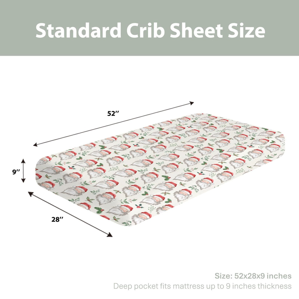 ZoUbqchY 28x52-inch crib sheet fits standard crib and toddler beds securely.