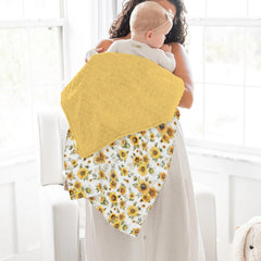 ZoUbqchY 30x40 inches blanket size, ideal for crib and stroller.