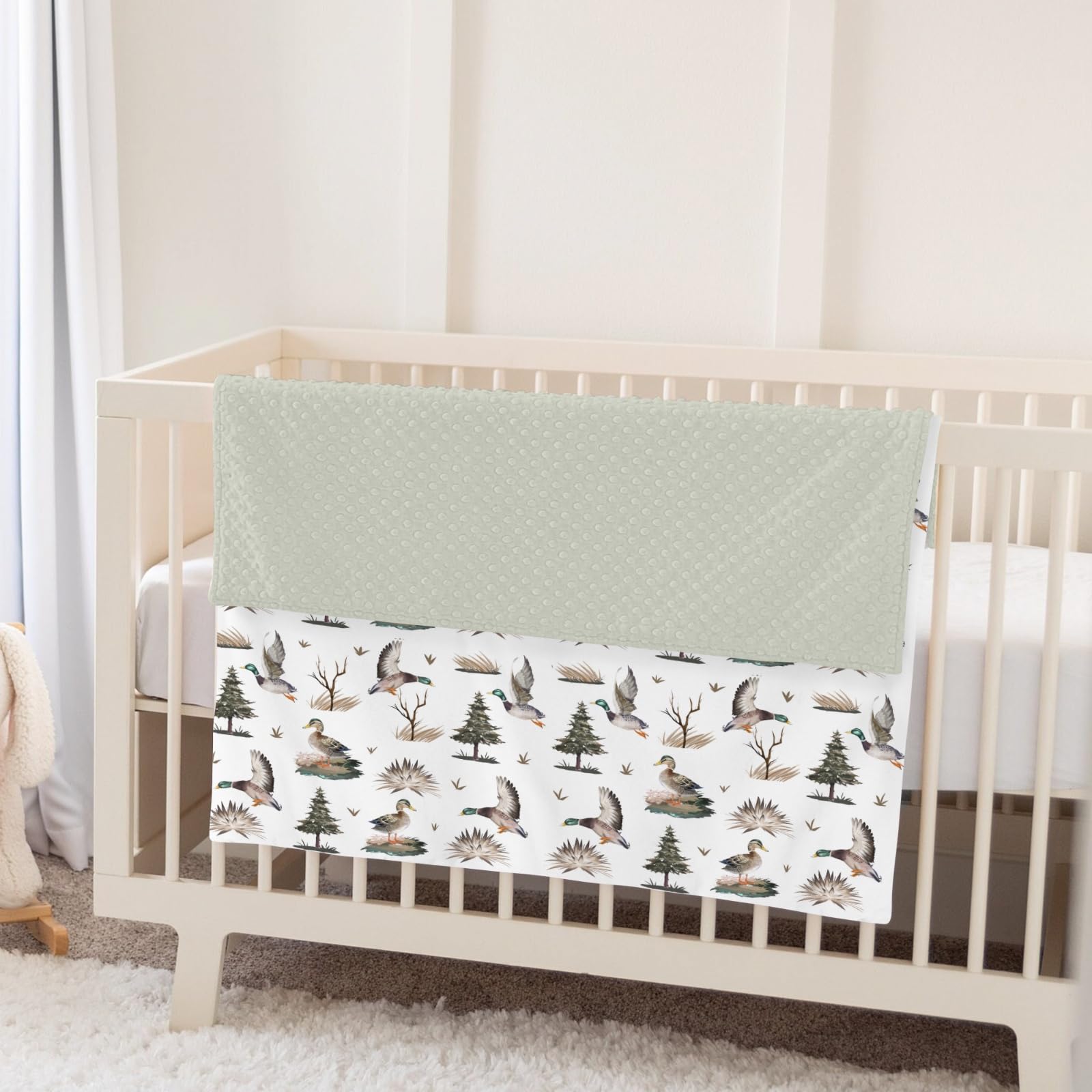 ZoUbqchY 30x40 inches blanket size provides ample coverage for infants