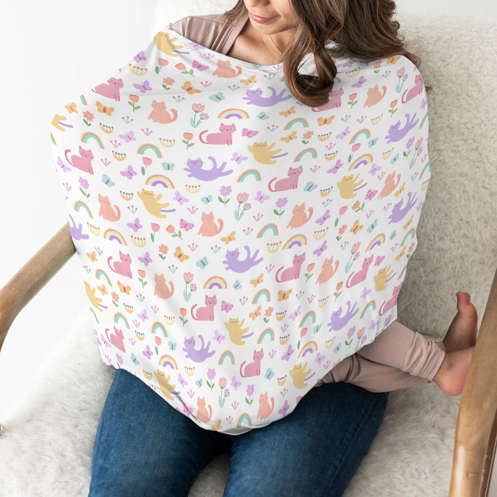 ZoUbqchY 360-degree nursing cover provides discreet feeding in public.