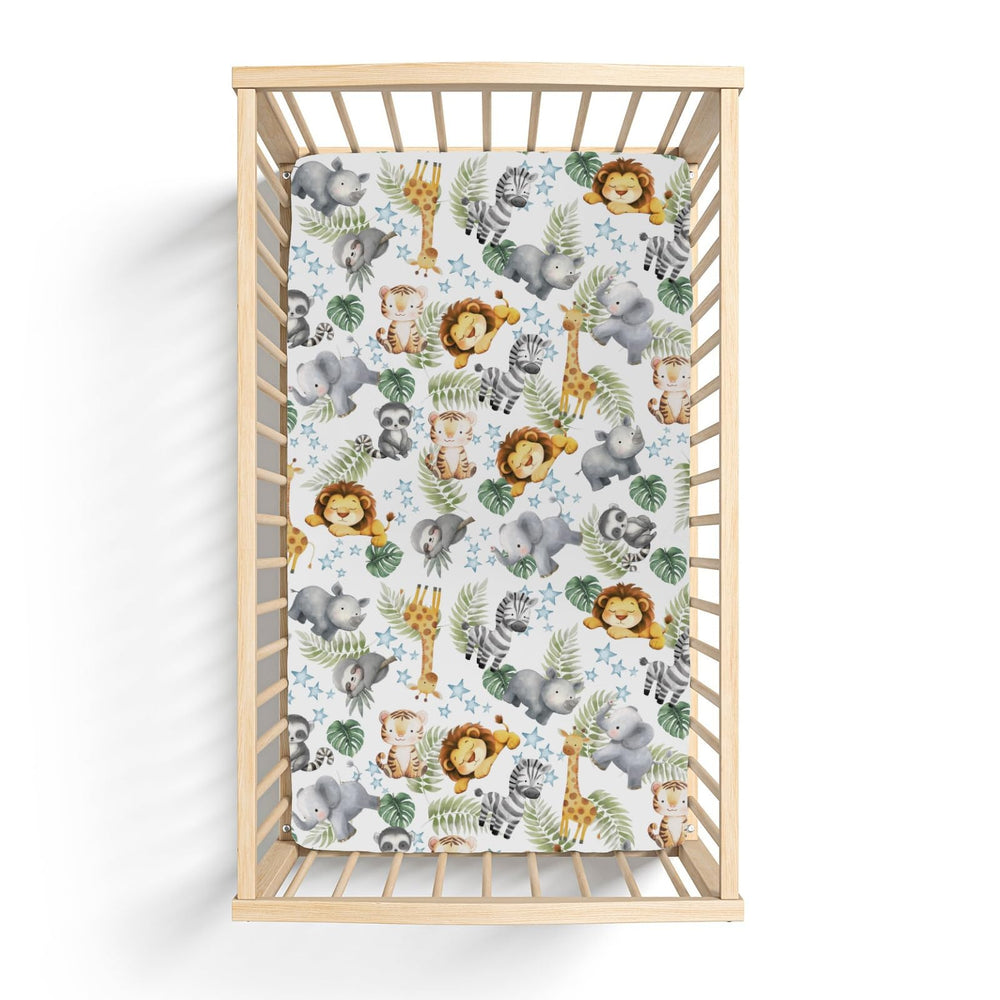Zooubqchy 9-inch deep pocket guarantees a snug, secure crib sheet.