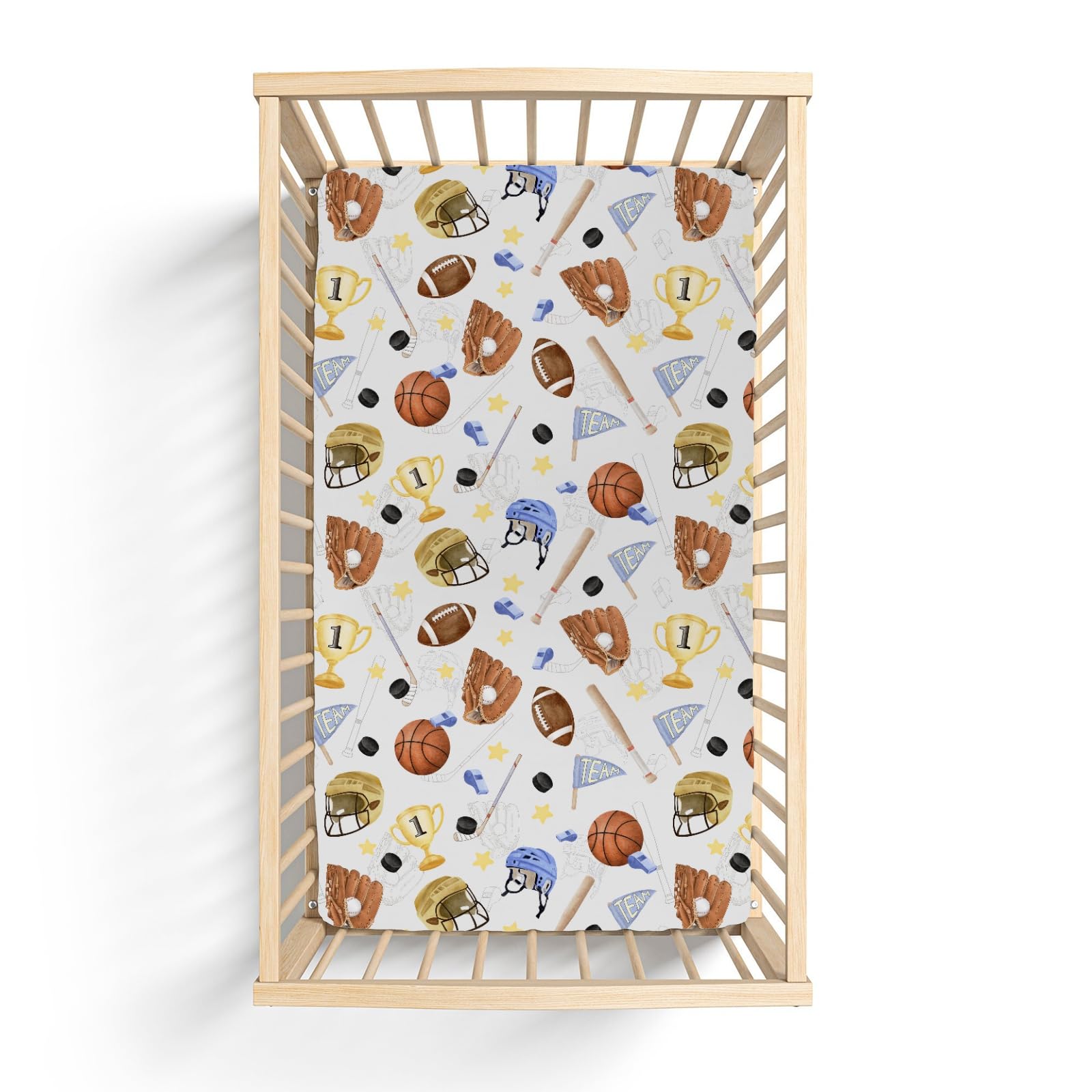 ZoUbqchY easy-care machine washable crib sheet resilience