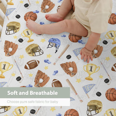 ZoUbqchY crib sheet snug fit for standard crib mattresses and toddler beds