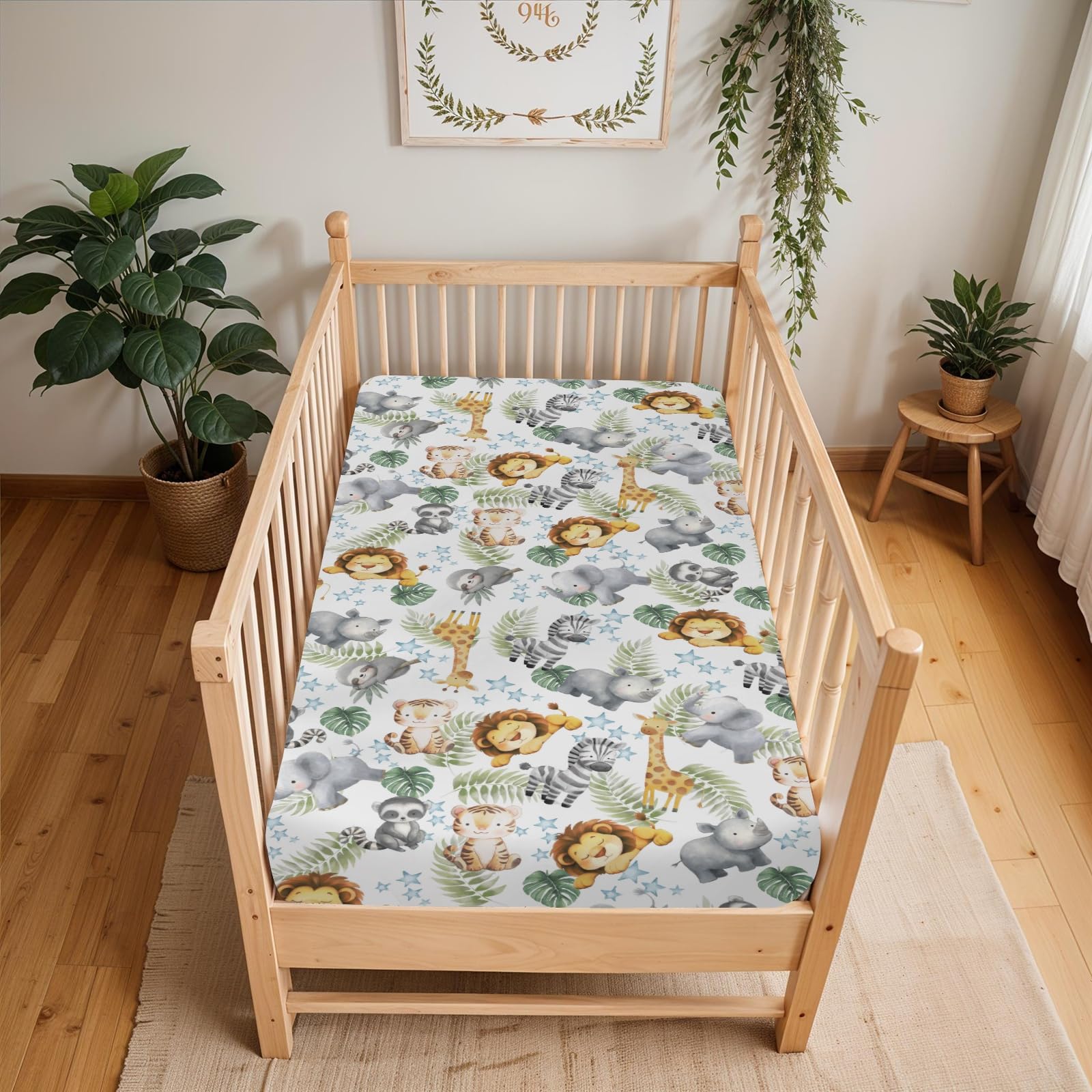 Zooubqchy elastic band bottom holds sheet flat for safe sleeping surface.