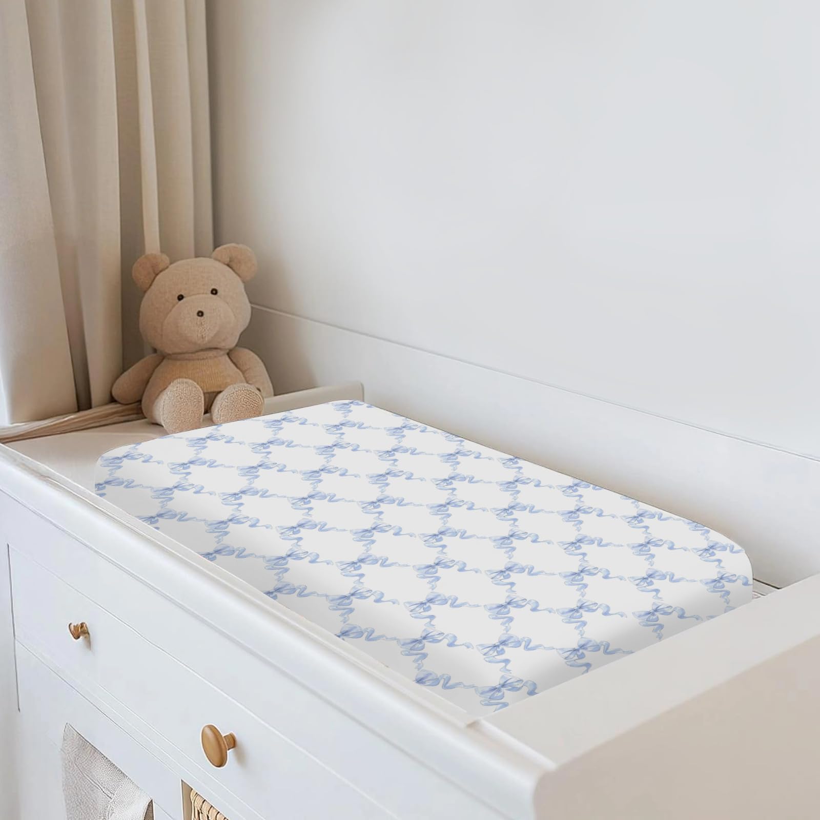 ZoUbqchY watercolor bows cover resists fading after frequent washes.