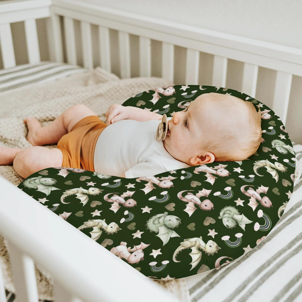 ZoUbqchY Dragon Love Stars nursery decor accents complementing a calm baby room.