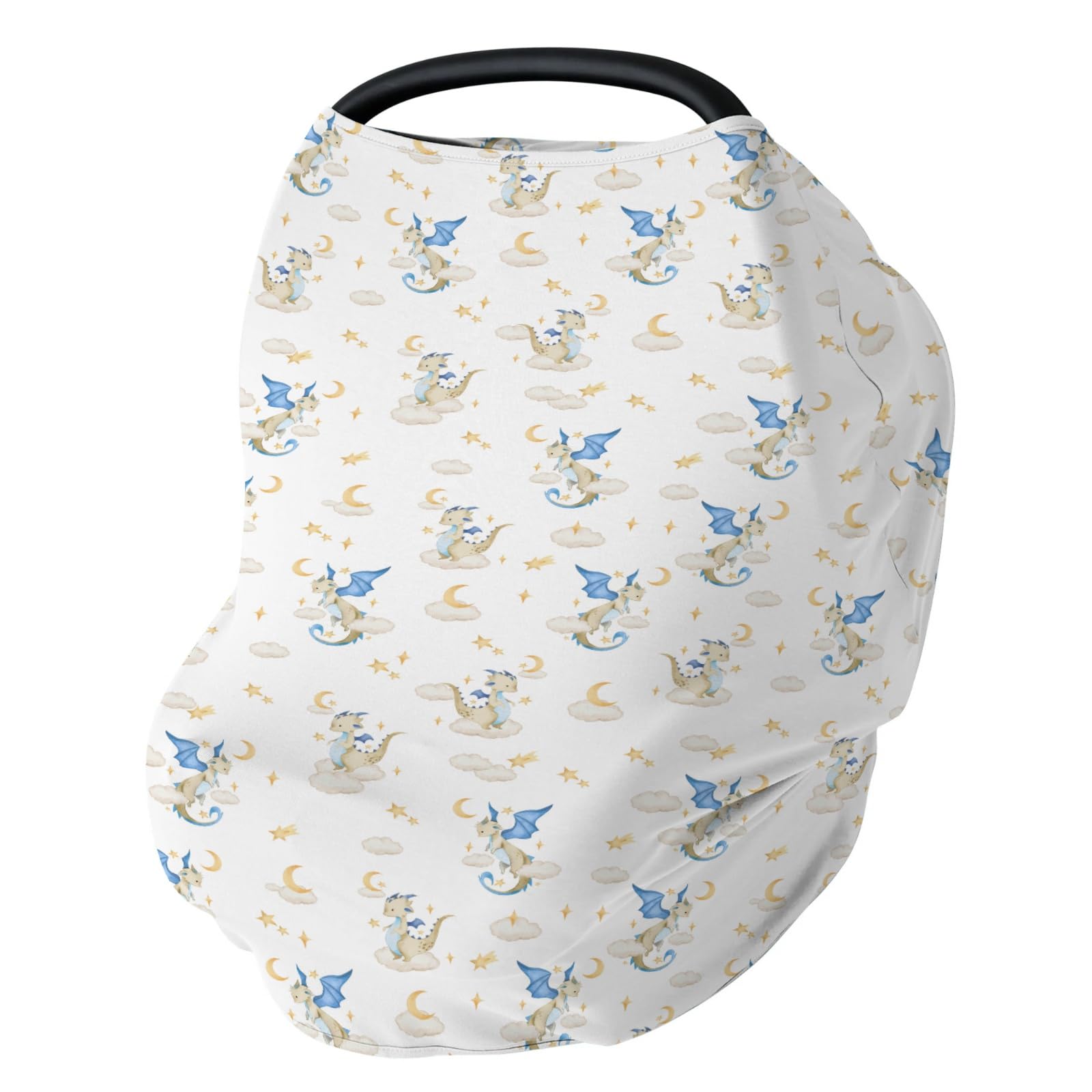 ZoUbqchY fantasy dragon car seat cover shields baby from sun and curious eyes.