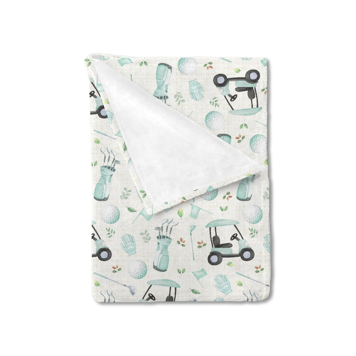 ZoUbqchY golf baby blanket 30x40 close-up shows plush warmth for naps