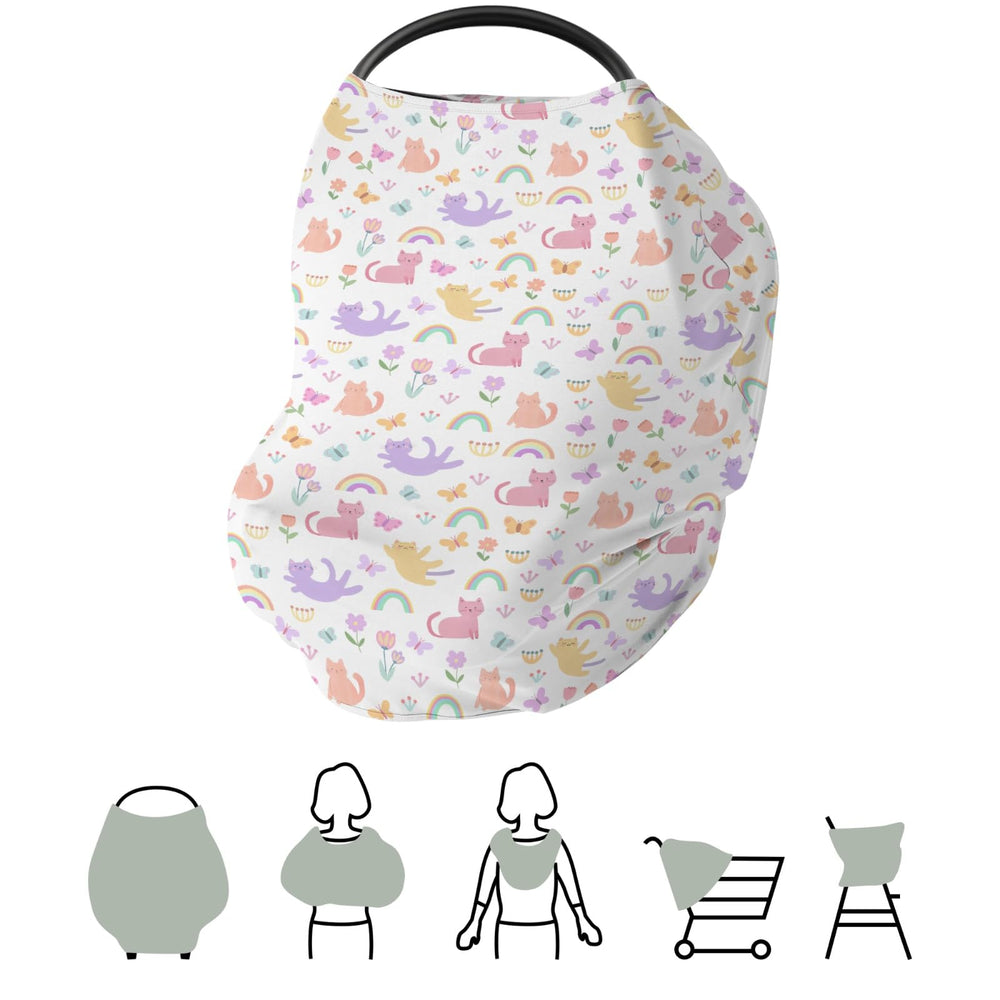 ZoUbqchY mom scarf option adds versatile coverage for on-the-go moms.