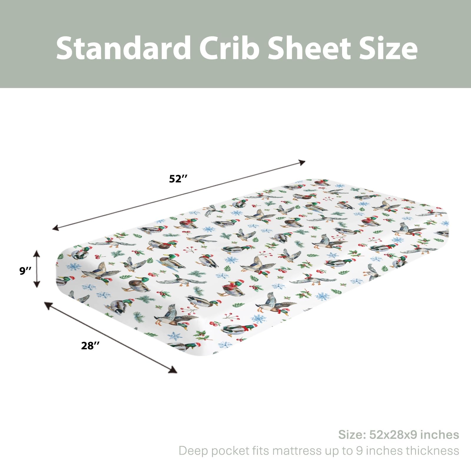 ZoUbqchY Nine-pocket design provides snug mattress coverage for stability.