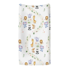 ZoUbqchY lion illustration changing pad cover playful safari theme for nursery