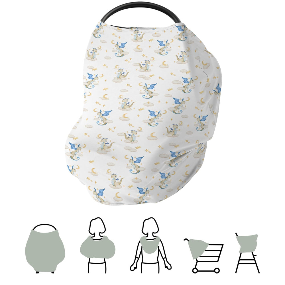 ZoUbqchY soft car canopy keeps baby comfortable in car and stroller.
