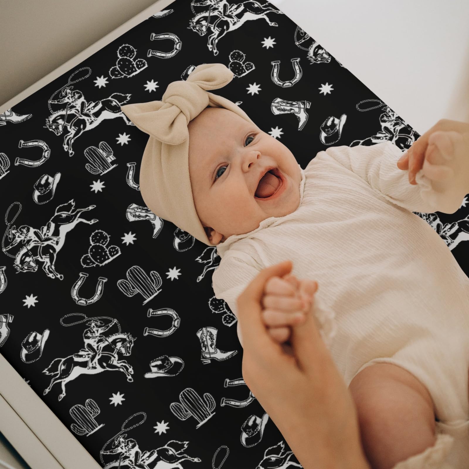 ZoUbqchY soft silky polyester fabric close-up emphasizes breathable, gentle touch for baby during daily changes.