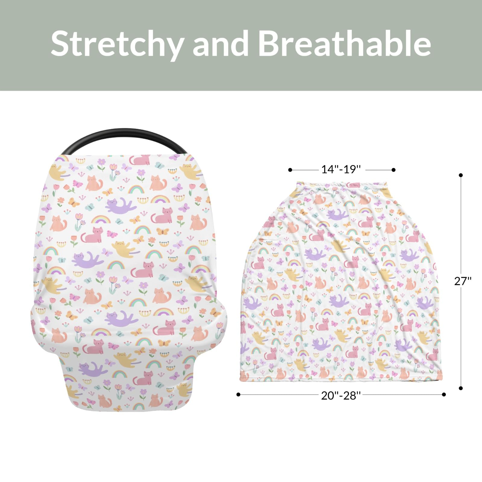 ZoUbqchY stroller and cart cover keeps baby protected on the go.