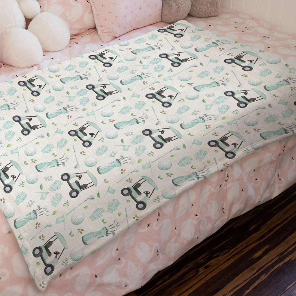 ZoUbqchY golf blanket for stroller and crib offers easy portability