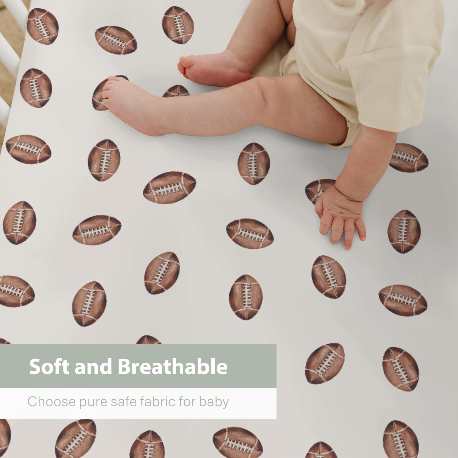 ZoUbqchY unisex crib sheet supports comfortable baby sleep all night.