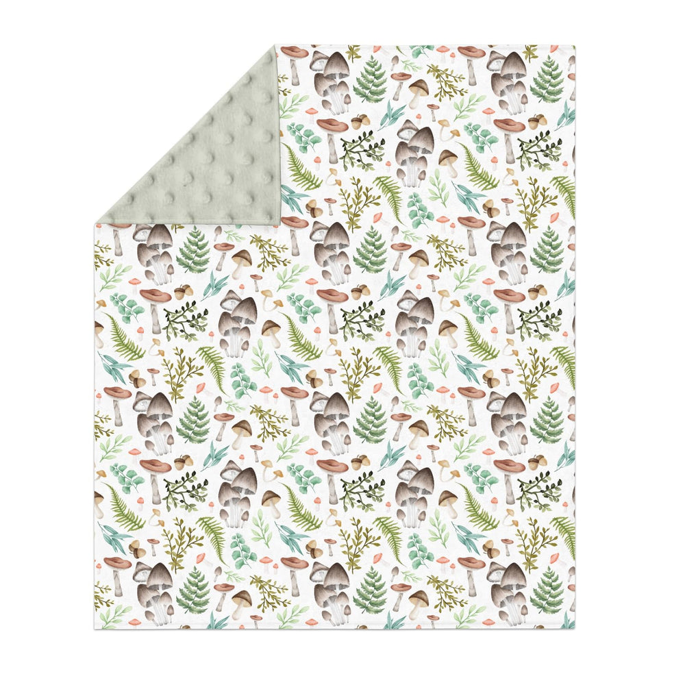 ZoUbqchY vintage mushroom forest blanket back dotted texture provides gentle warmth