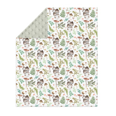 ZoUbqchY vintage mushroom forest blanket back dotted texture provides gentle warmth