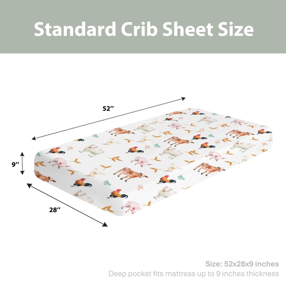 Zooubqchy duck print sheet blends playfulness and practicality for everyday crib changes