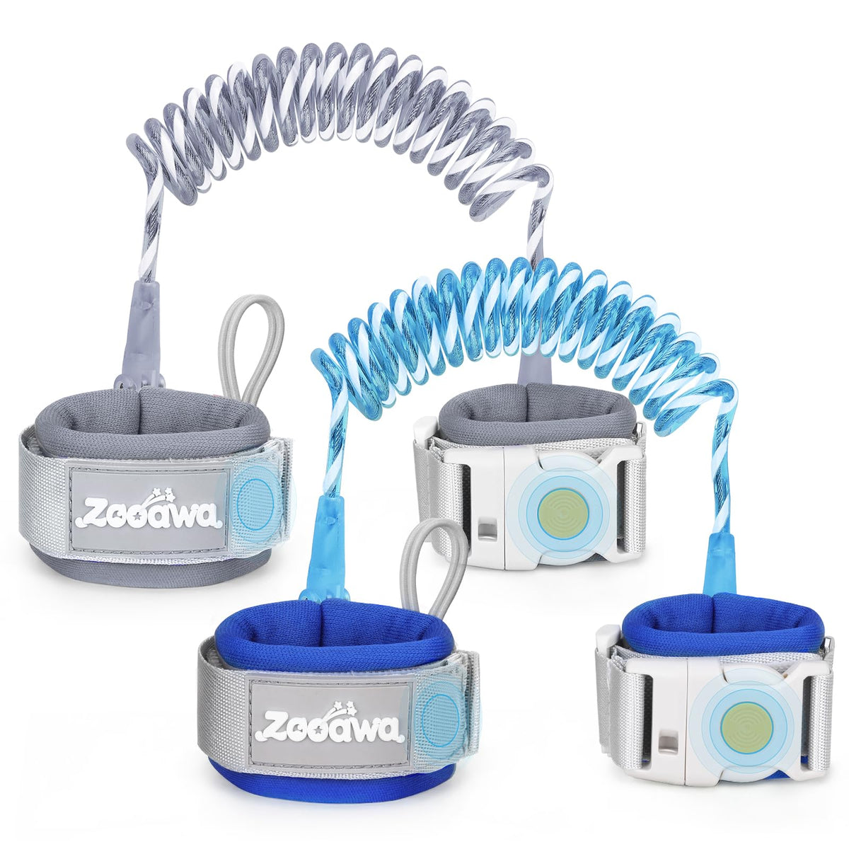 Zooawa Toddler Leash 2-Pack with magnetic lock for secure outings.