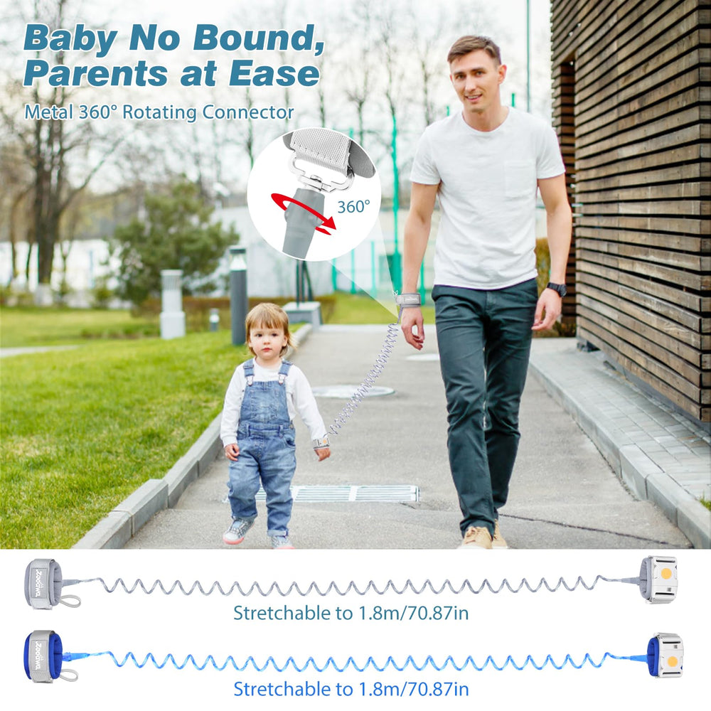 Zooawa 360-degree rotating connector allows natural movement.