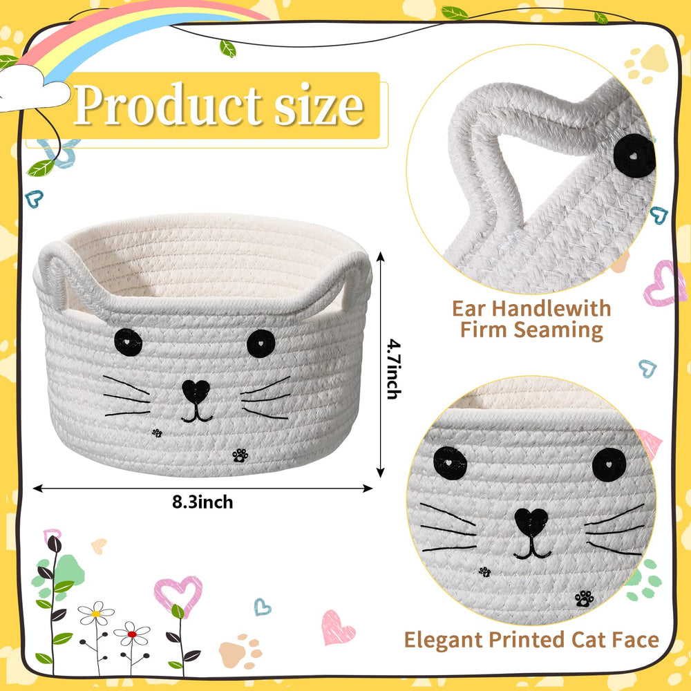 Zopeal woven cotton rope basket emphasizes durable, lightweight storage.