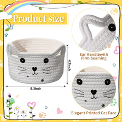 Zopeal woven cotton rope basket emphasizes durable, lightweight storage.